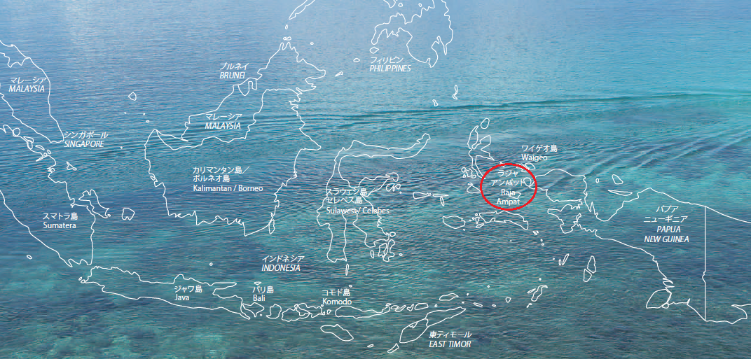 rajaampat map